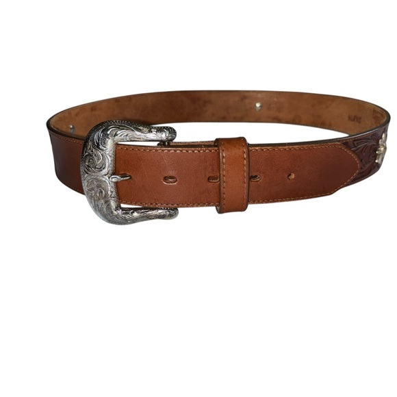 Vintage Tony Lama leather belt - Picture 11 of 11
